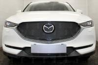 Mazda CX-5 (17–) Защита радиатора Premium, чёрная, низ